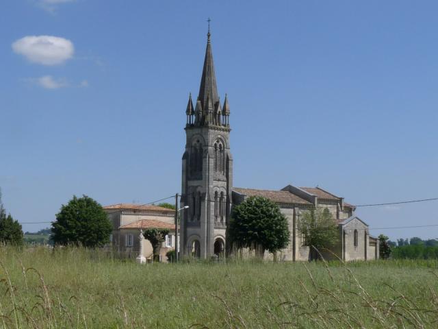 Eglise de Cadillac-en-Fronsadais, Gironde, France