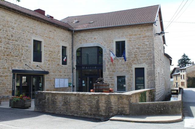 Mairie de Douvres, Ain.