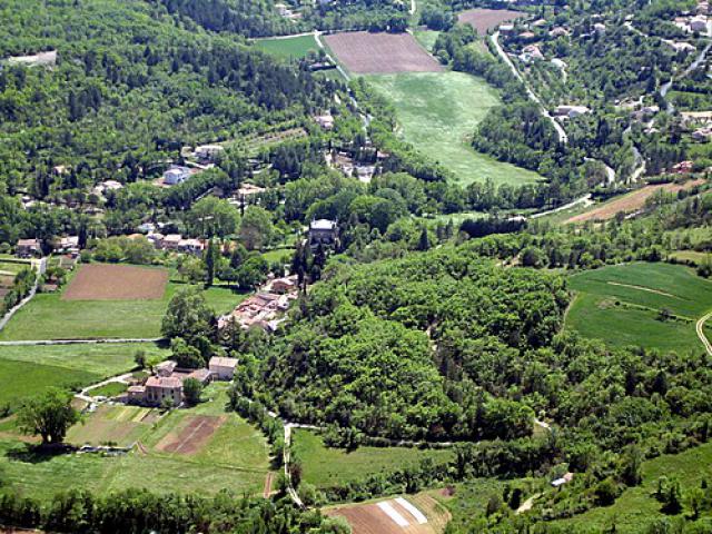 De la falaise vue sur Gourgas