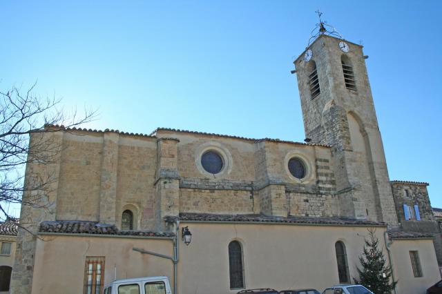 Péret (Hérault) - église Saint-Félix-de-Gérone.