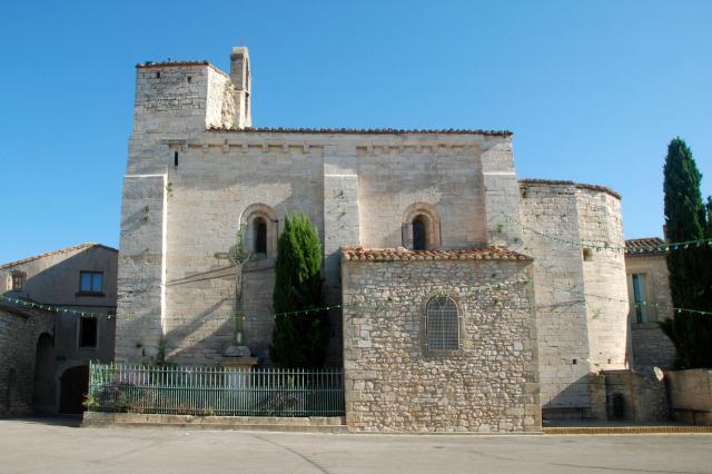 France - Languedoc - Hérault - Église Saint-Étienne de Saussines