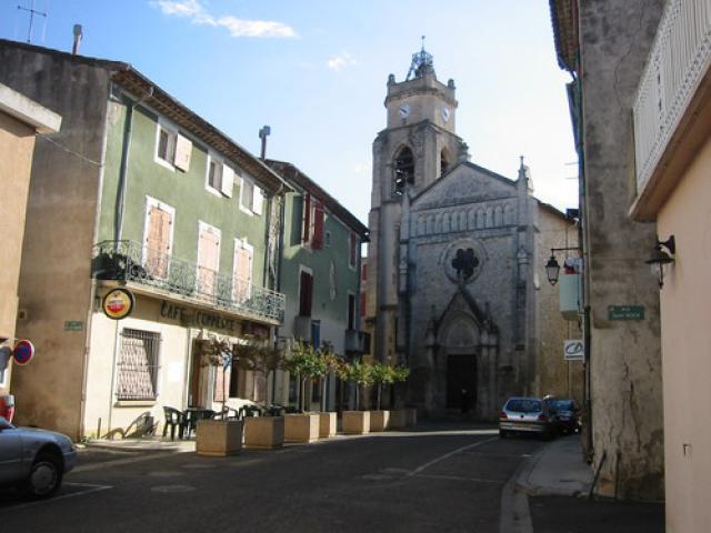 Autignac (Hérault) - église Saint-Martin.