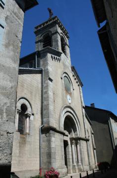 La Salvetat-sur-Agout (Hérault) - église Saint-Étienne - façade.