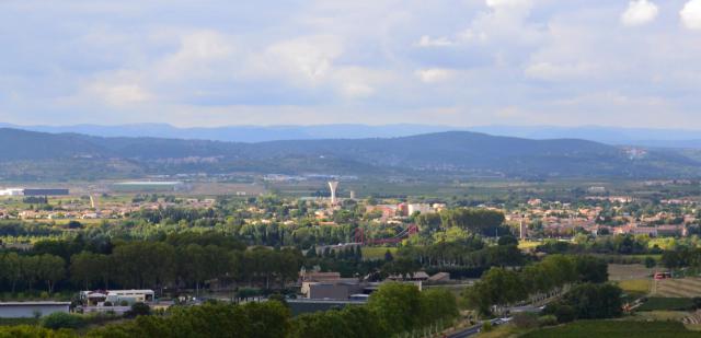Canet, Hérault : vue générale.