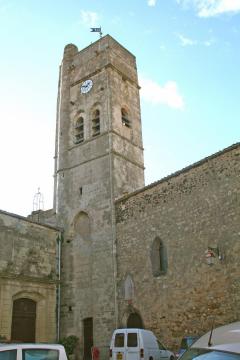 Pomérols (Hérault) - église Saint-Cyr-et-Sainte-Julitte.