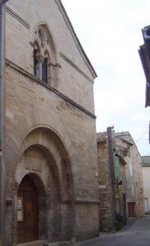 Villemagne, façade de l'Eglise St Grégoire