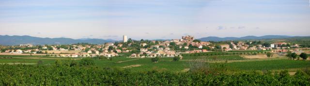 Puissalicon - le village en panoramique