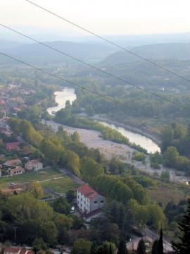 L'Herault from Grotte des Demoiselles