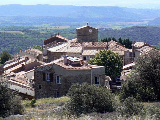 Panorama on Soumont, Causse de Larzac, France