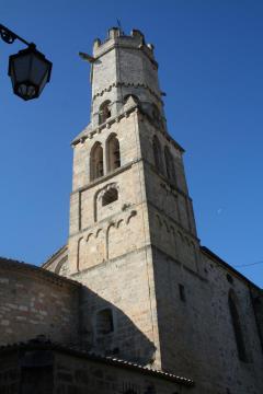 Villeneuve-lès-Béziers (Hérault) - clocher de Saint-Étienne.