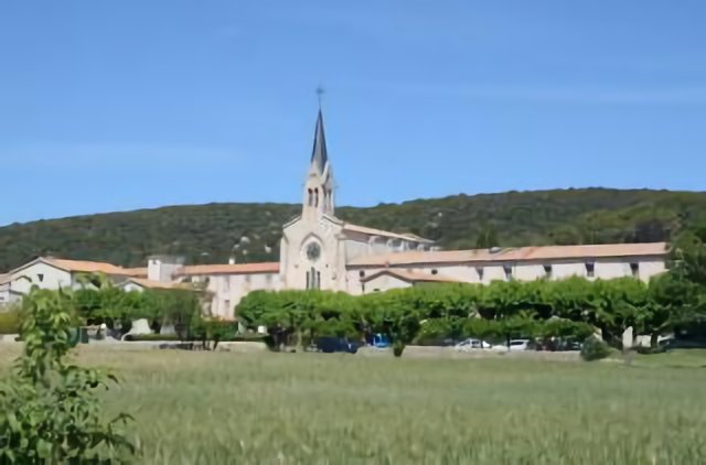 Church of Notre-Dame des Champs at les Matelles in French District Gard
