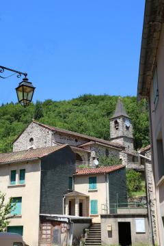Verreries-de-Moussans (Hérault) - vue de l'église Saint-Thomas