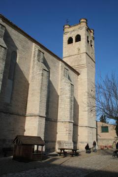 Castelnau-de-Guers (Hérault)- Église Saint-Sulpice.