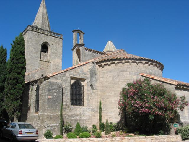 Church at village center (no parking space!)