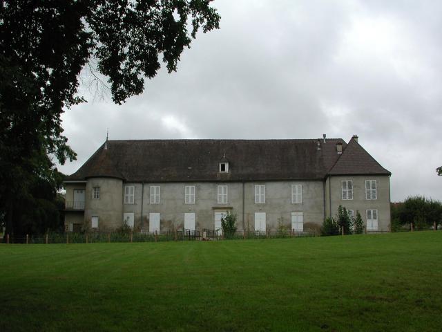 Bellerive-sur-Allier (Allier, France). Château du Bost, côté parc. 2008.