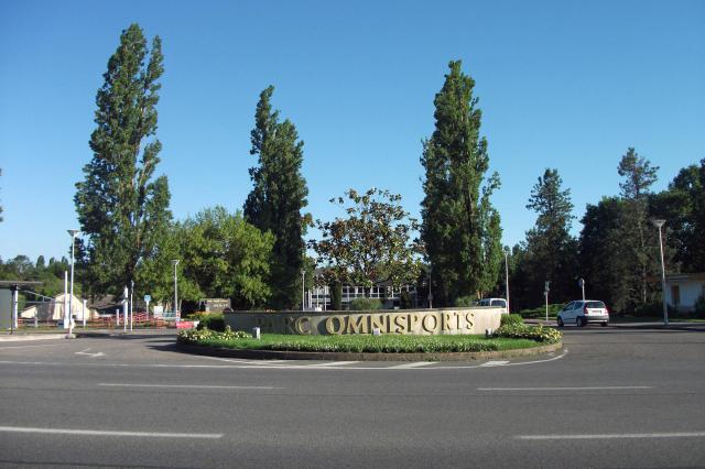Entrée du parc omnisports de Vichy sur la commune de Bellerive-sur-Allier.