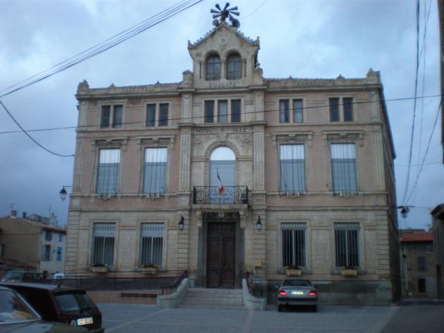 Mairie de la commune d'Olonzac (Hérault, France)