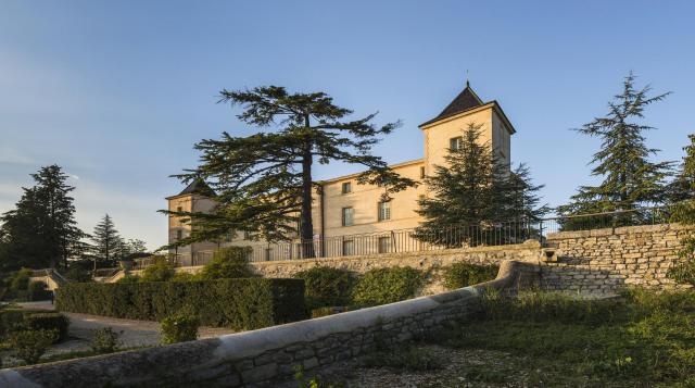 Château de Restinclières (XVIIe siècle) dans le Domaine départemental de Restinclières. Daçade principale (sud).Prades-le-Lez, Hérault…