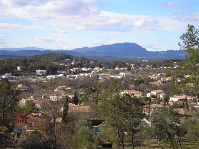 Urbanisation récente à Prades-le-Lez : Est du village