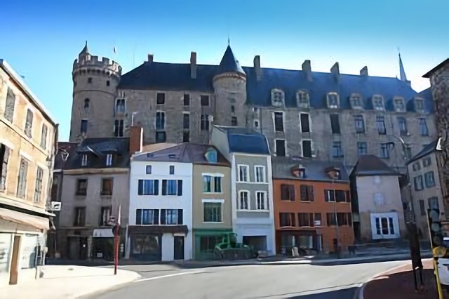 (Re-)building the past. Lapalisse. France.
