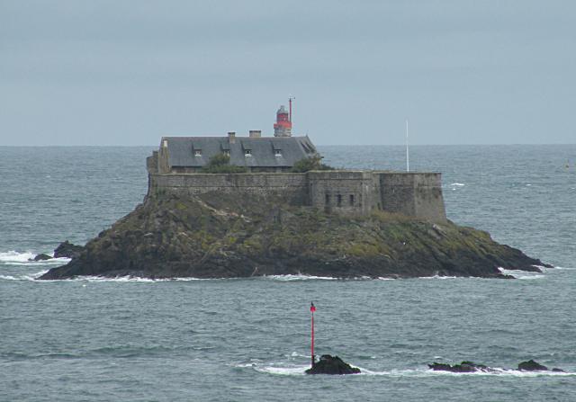 Fort de l’île Harbour à Dinard.