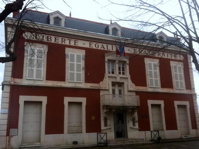 Mairie de Miribel, Ain, France.