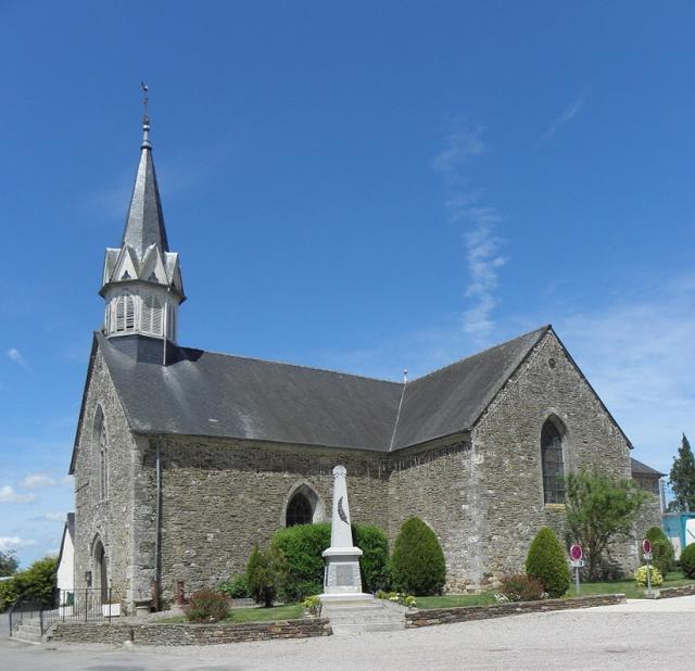 Église Sainte-Catherine de La Chapelle-du-Lou (35).