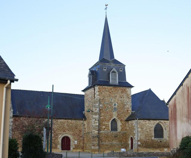 Ancienne église priorale des bénédictins à Saint-Onen-la-Chapelle, actuelle église paroissiale.