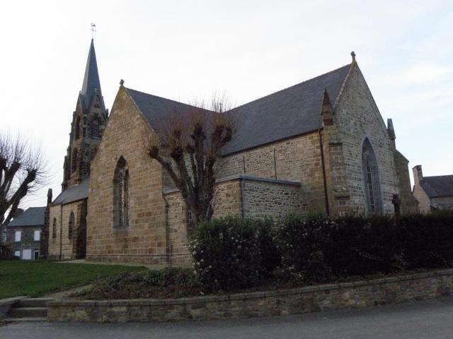 Église Saint-Martin et Saint-Samson de Cuguen (35).