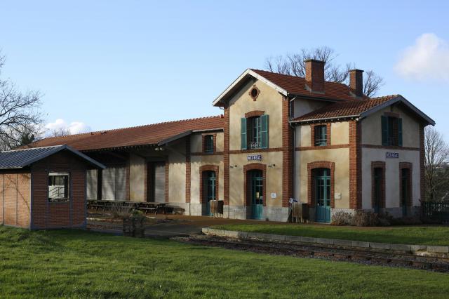 L'ancienne gare de Médréac.