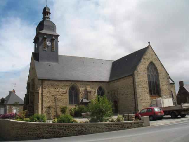Église Saint-Lezin de La Chapelle-Janson.