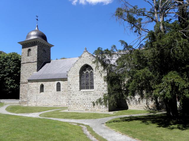 Église de Saint-Brieuc-des-Iffs (35). Vue méridionale.