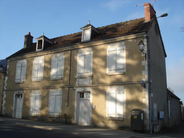 Saint-Chartier (36) : La mairie.