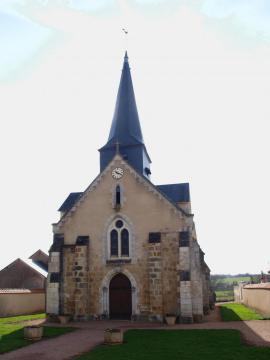 Buxières-d'Aillac (Indre, France) ; église
