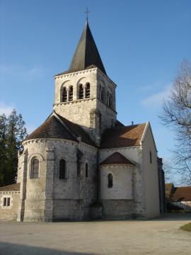 La Berthenoux (36) : L'église Notre-Dame.