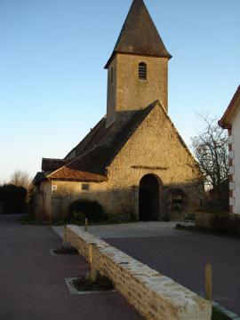 Lourouer-Saint-Laurent (36) : L'église Saint-Laurent.