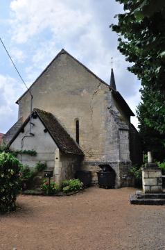 Saint-Aubin (Indre) - Eglise Saint-Aubin