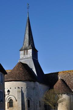 Eglise Saint-Denis, Rivarennes (Indre).