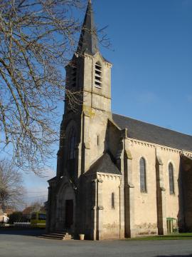 Urciers (36) : L'église.