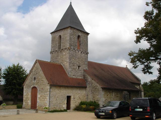 Sauzelles (36) : L'église.