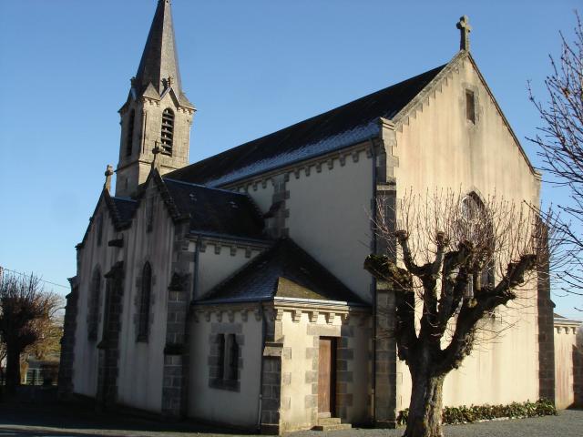 Sazeray (36) : L'église Saint-Martin.