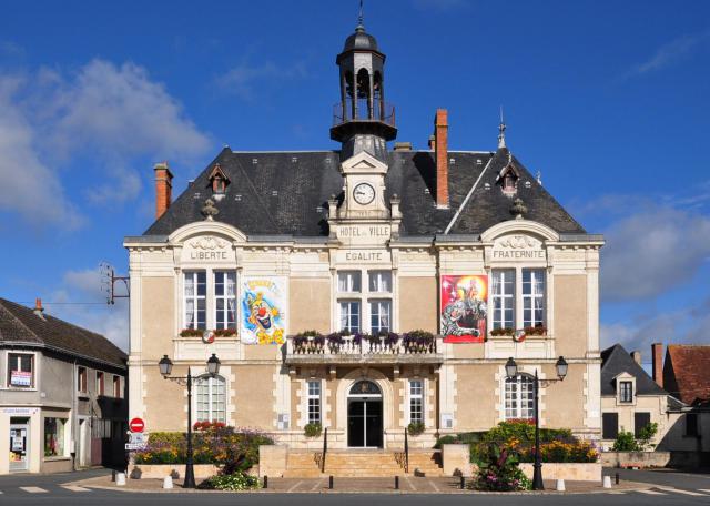 Hotel de Ville, 1892, Vatan (Indre, France)