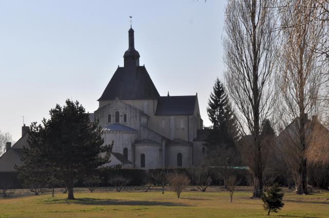 Méobecq (Indre) - L'église abbatiale