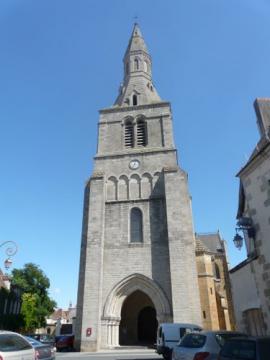 L'église Saint-Germain de La Châtre, département Indre, France