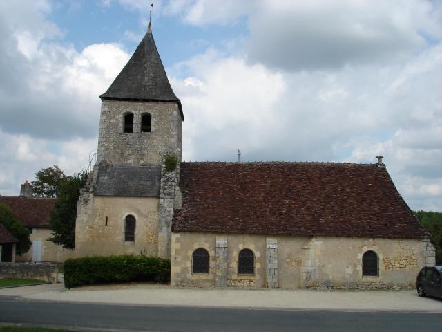 Lurais (36) : L'église Saint-Jean.
