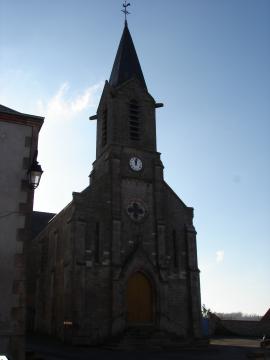 Pérassay (36) : L'église.