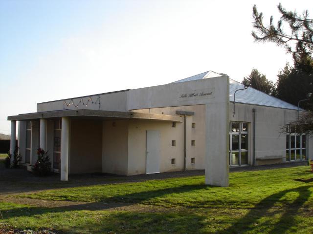Saint-Christophe-en-Boucherie (36) : La salle Albert Aurouet.