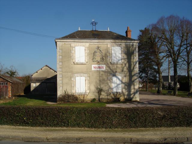 Mâron (36) : La mairie.