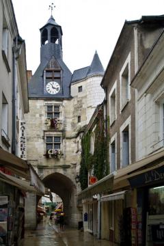 Amboise (Indre-et-Loire ; France) : la Tour de l'Horloge, anciennement appelée Porte de l'Amasse.
