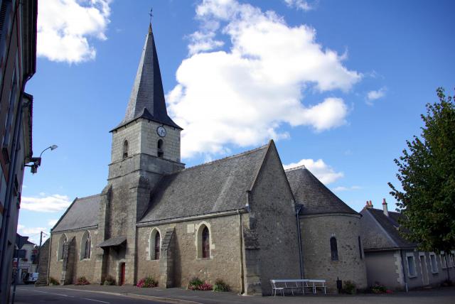 Église Saint-Martin de Lignières-de-Touraine.